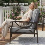 RoyalCraft Outdoor Patio Furniture Set, 7 Seats Outdoor Patio Set with 4" Thick ... - Image 4