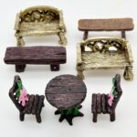 Cayway 17 PCS Miniature Garden Ornaments, Miniature Garden Table and Chairs Set,... - Image 9