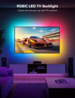 Govee TV LED Backlight Strip, RGBIC Smart LED Backlight for 40-50inch TVs, Music... - Image 3