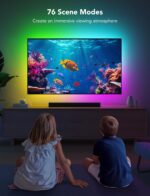 Govee TV LED Backlight Strip, RGBIC Smart LED Backlight for 40-50inch TVs, Music... - Image 4