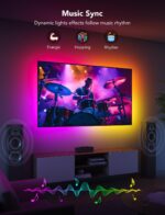 Govee TV LED Backlight Strip, RGBIC Smart LED Backlight for 40-50inch TVs, Music... - Image 5
