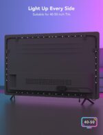 Govee TV LED Backlight Strip, RGBIC Smart LED Backlight for 40-50inch TVs, Music... - Image 7