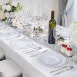 WELLIFE 600 PCS Silver Disposable Dinnerware Set for 100 Guests, Wedding Recepti... - Image 3