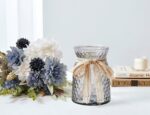 Wracra Artificial Flowers in Vase, Silk Fake Flowers with Vase, Faux Flowers Tab... - Image 5