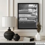 Poster Master Luxury Car Print - Automobile Design - Black and White Photography... - Image 4