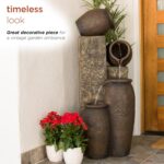 Alpine Corporation GIL140 43" Tall Indoor Outdoor Pottery Fountain with Replacea... - Image 6