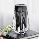 Modern Decorative Vase, Unique Crystal Vase, Minimalist Floral Vase, Light Luxur... - Image 5