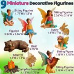 Mood Lab Fairy Garden Figurines - Camping Set (9 pcs) - Miniature Decorative Sta... - Image 4
