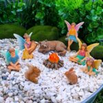 Mood Lab Fairy Garden Figurines - Camping Set (9 pcs) - Miniature Decorative Sta... - Image 6