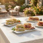 12" Serving Platters Set of 4, White Rectangular Plates, Ceramic Serving Tray, S... - Image 5
