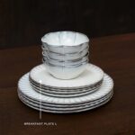 Serax Breakfast Plate | Inku Tableware van Sergio Herman | 4 Dessert Plates | St... - Image 8