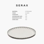 Serax Breakfast Plate | Inku Tableware van Sergio Herman | 4 Dessert Plates | St... - Image 13