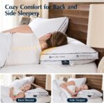 Pacific Coast Goose Feather and Down Firm Bed Pillows Standard Size Set of 2 wit... - Image 5