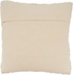 SARO LIFESTYLE Tufted Symmetry Embroidered Throw Pillow Cover - Image 3