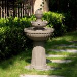 37.80” H Outdoor Water Fountain Made with Eco-Friendly Recyclable Materials, Pol... - Image 6