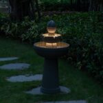 37.80” H Outdoor Water Fountain Made with Eco-Friendly Recyclable Materials, Pol... - Image 7