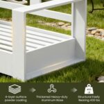 LayinSun Oversized Aluminum Outdoor Furniture Set, 4 Piece Patio Sofa Sets with ... - Image 6