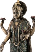 Top Collection Lakshmi Statue on Lotus Platform - Goddess of Wealth, Prosperity,... - Image 5