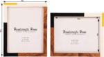 Handicrafts Home 8x10 Picture Frames Pack of 2 – Mondrian Warm Oak Resin Inlay P... - Image 6