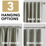H.VERSAILTEX 100% Blackout Curtains Back Tab Full Light Blocking Curtain Draperi... - Image 5