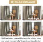 H.VERSAILTEX 100% Blackout Curtains Back Tab Full Light Blocking Curtain Draperi... - Image 6