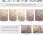 SAFAVIEH Hudson Shag Collection Area Rug - 5'3" x 7'6", Beige & Ivory, Modern Tr... - Image 8