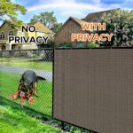 5ftx25ft Privacy Fence Screen Heavy Duty 170 GSM Windscreen & Dustproof Fabric P... - Image 4