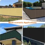 5ftx25ft Privacy Fence Screen Heavy Duty 170 GSM Windscreen & Dustproof Fabric P... - Image 8