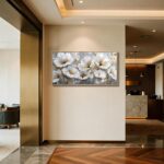 imjiayu Large Wall Decor, Flower Wall Art, Framed Wall Art, Botanical Floral Lux... - Image 8
