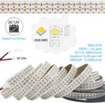 High CRl 95 LED Strip Lights 6000K Daylight White, DC12V Brightest Triple Row 18... - Image 3