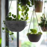 LA JOLIE MUSE Hanging Planter Flower Plant Pots - 9.84 Inch Indoor Outdoor Balco... - Image 7