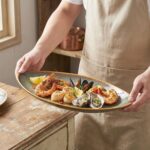Serving Platter Olives Plate Large Serving Tray, Set of 4, for Entertaining, Por... - Image 6