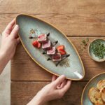Serving Platter Olives Plate Large Serving Tray, Set of 4, for Entertaining, Por... - Image 7