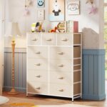 WLIVE Storage Organizer Unit with 11 Fabric Bins, Storage Drawers Organizer with... - Image 3