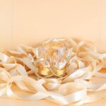 Hurricane Candle Holder, Gold Pillar with Crystal Accents & Windproof Glass Lid ... - Image 5