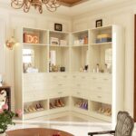 Unikito 100 Inch Closet System with Drawers, 8FT Wood Closets Organizer with Mir... - Image 3