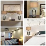 SOMINA Table Lamp, Crystal Glazed Modern Lighting, Elegant Home Decor Accent for... - Image 5