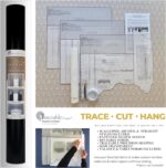 Multi-Style Cornice Valance Kit, Patented No-Sew Trace-Cut-Hang Forms for Precis... - Image 4