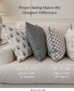 Jillien Harbor The Oliver Patterned Throw Pillow Cover–Blockprint Style Leaf Pil... - Image 6