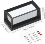 Sytmhoe Outdoor Wall-Porch-Light, Modern Exterior LED Wall Sconce,24W-Led Matte ... - Image 6