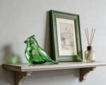 Green Bird Figurine, 4 inch Shiny Metallic Green Decor for Shelf Table, 7 Colors... - Image 6