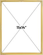 Frametory, 11x14 Floating Picture Frame - Metal Photo Frame - Real Glass - for W... - Image 6