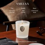 M&SENSE Vanilla Dream Soy Candle, 9.2 oz, 50-Hour Burn Time, Luxury Scented Cand... - Image 4