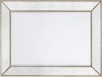 Empire Art Direct Champagne Bead Beveled Rectangle Solid Wood Framed Wall Mirror... - Image 4