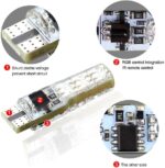 ICBEAMER T10 194 168 w5w RGB LED Remote Atmosphere light Bulbs Strobe 16 Colors ... - Image 3