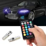 ICBEAMER T10 194 168 w5w RGB LED Remote Atmosphere light Bulbs Strobe 16 Colors ... - Image 4
