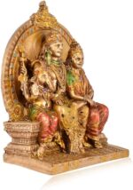 Handcrafted Resin Shiv Ganesh Parvati Showpiece for Home Décor/Gifting/Table Déc... - Image 4