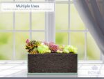Royal Imports Flower Glass Vase Decorative Centerpiece for Home or Wedding - Obl... - Image 4