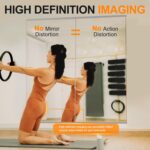 Delma Home Gym Mirror,60''x25''x2PCS Silver,Large Full Body Tempered Glass Frame... - Image 3