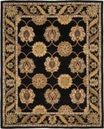 SAFAVIEH Heritage Collection 8'3" x 11' Black HG314A Handmade Traditional Orient... - Image 4